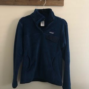 Navy Retool Patagonia Sweatshirt, Medium